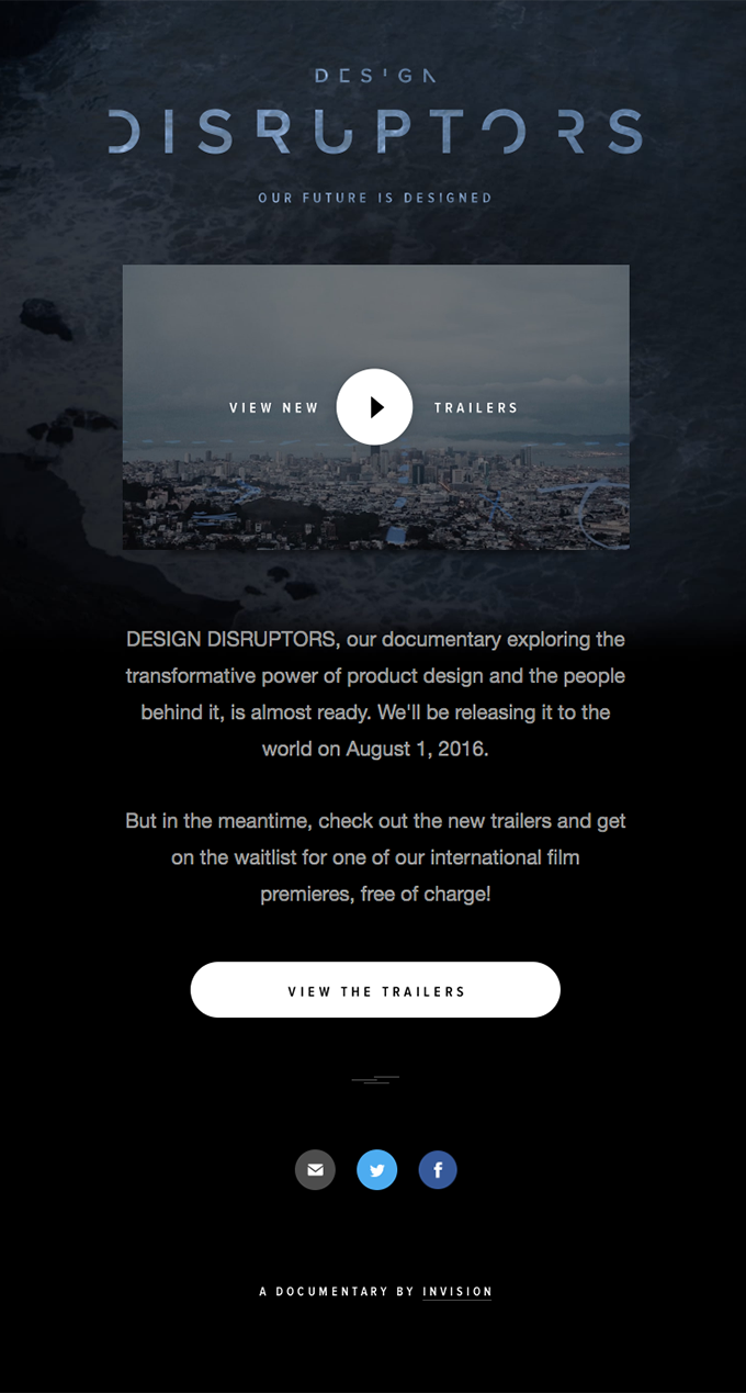 DESIGN DISRUPTORS drops August 1!