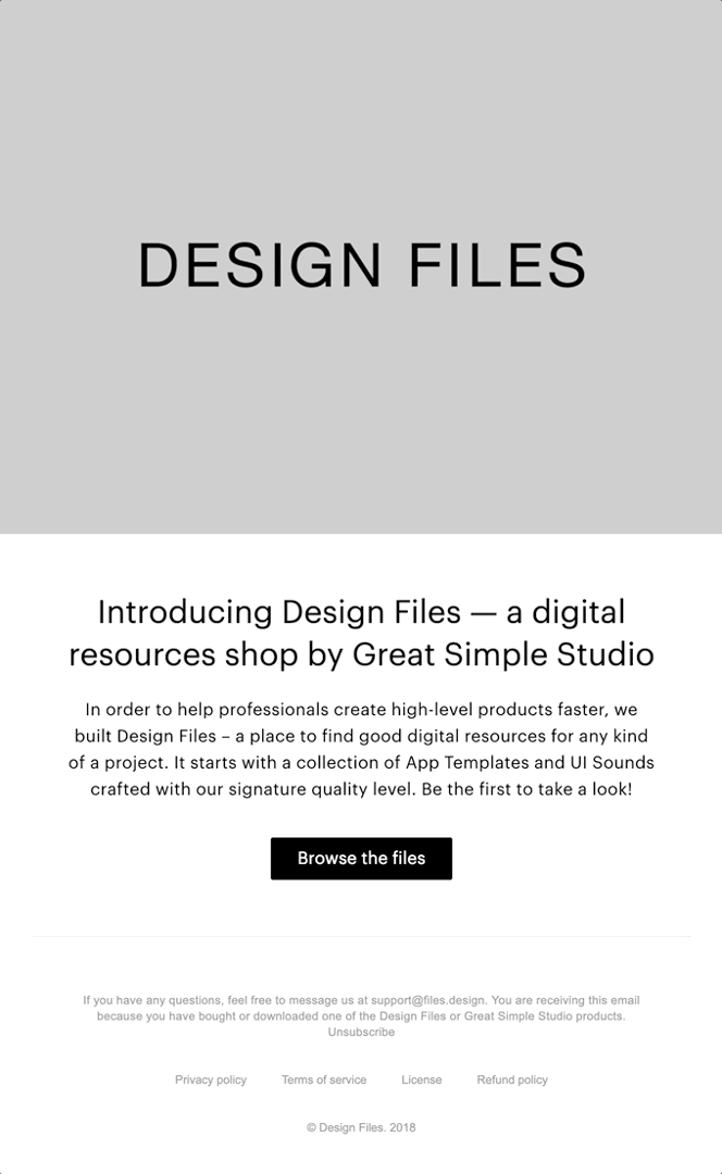 Design Files — The New Project by Great Simple Studio