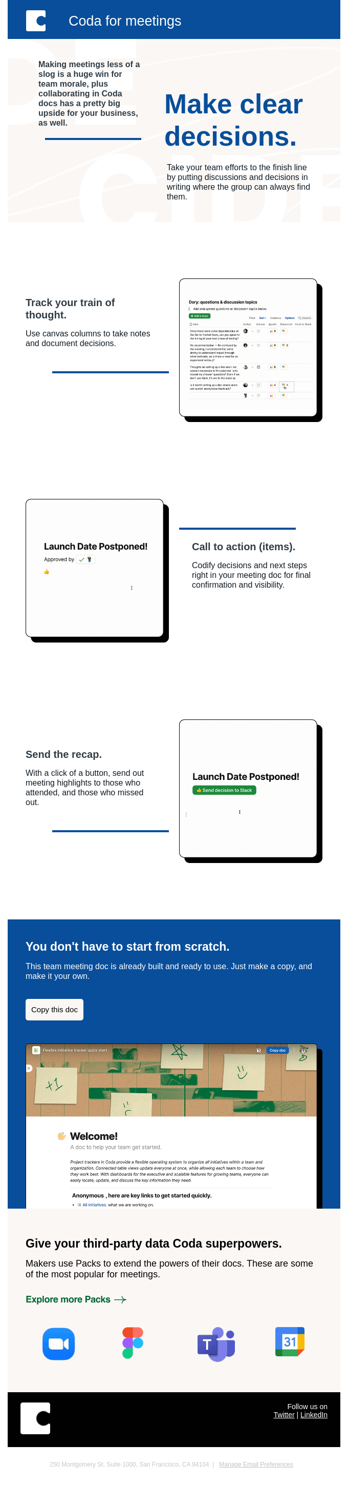 Did we make a decision on that?