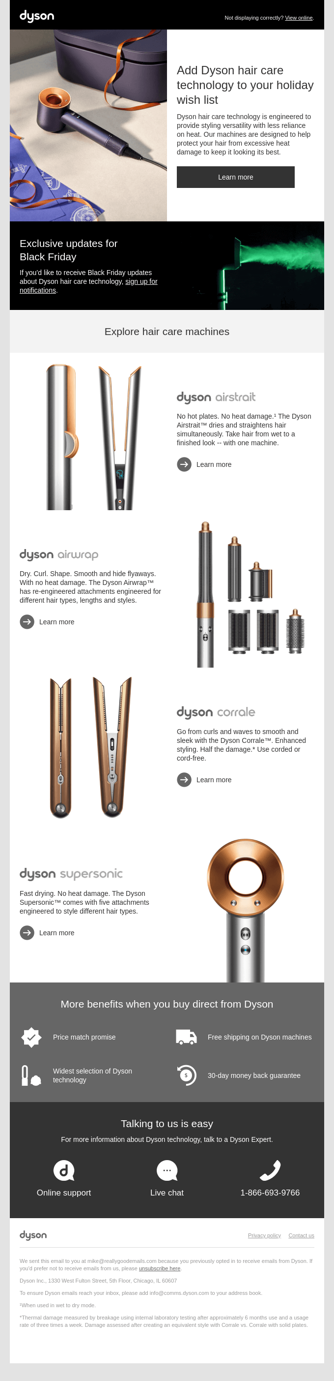 Discover Dyson hair care technology