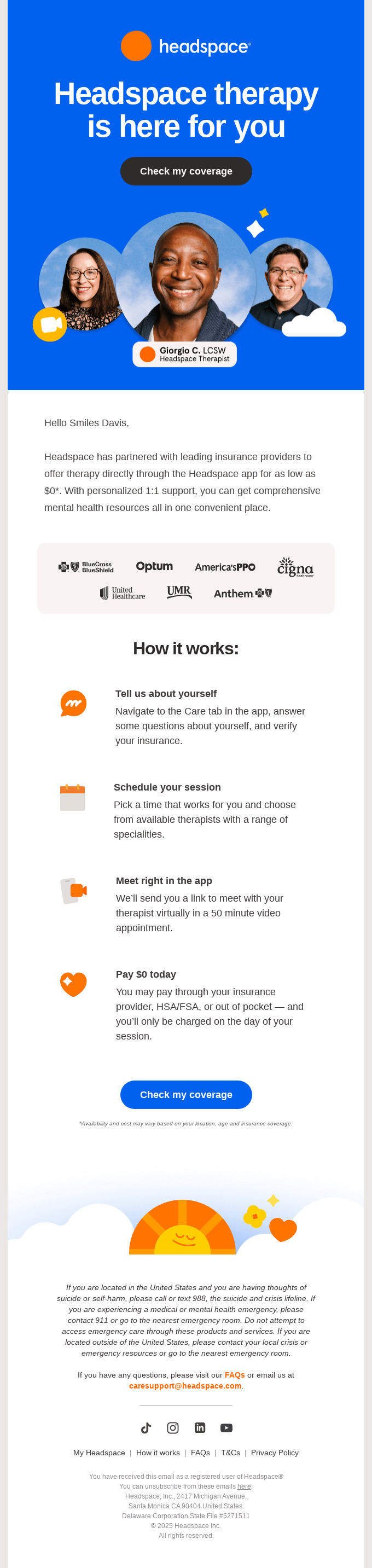 Discover Headspace therapy