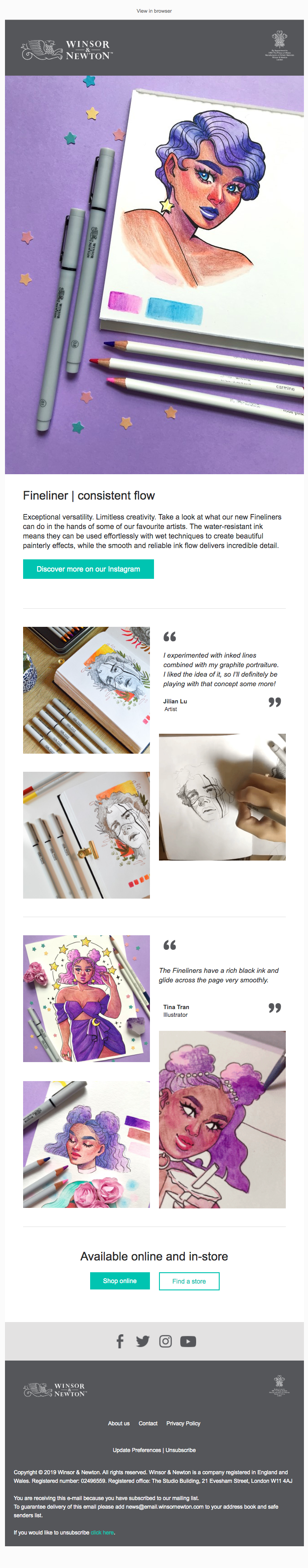 Discover what these artists have created with our Fineliners