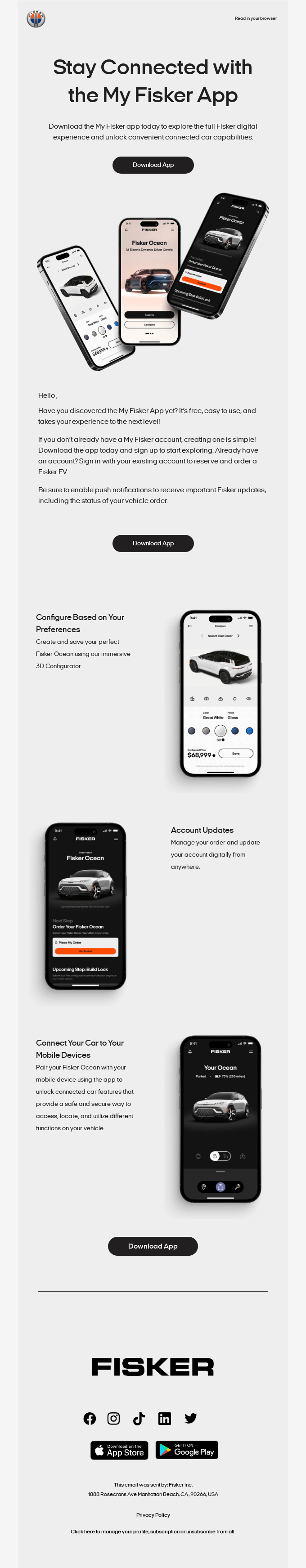 Do More with the My Fisker App
