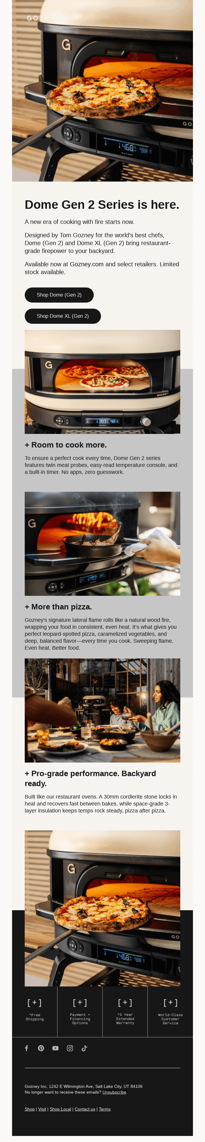 Dome Gen 2 Series is here. Limited Restock.