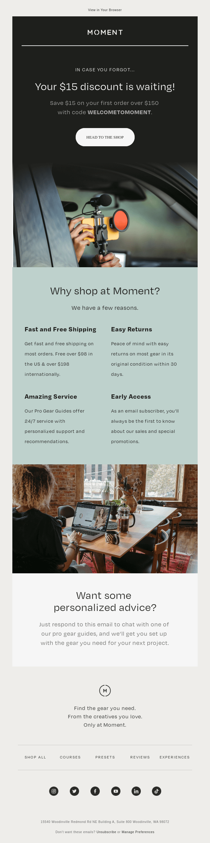 Don't Forget Your Discount