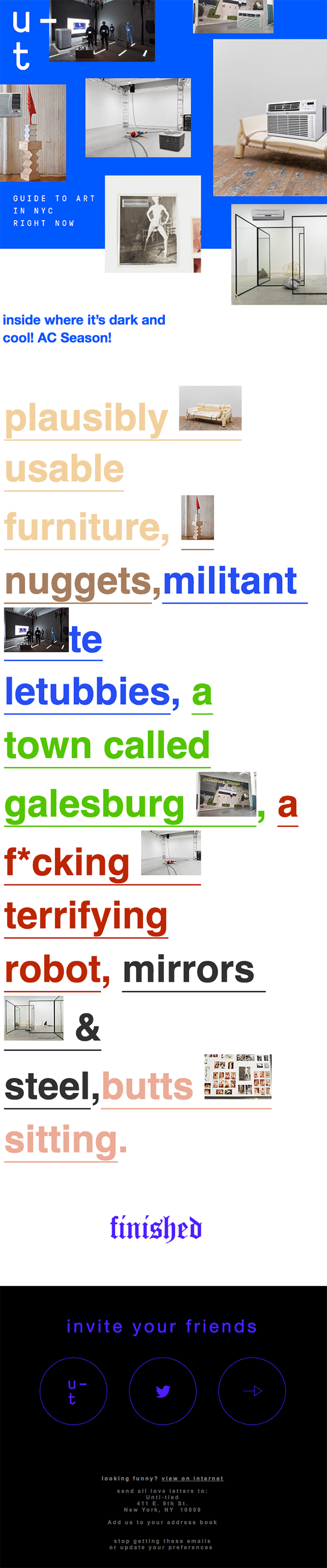 Don’t go outside! Too hot! 🙅 🌄 → May shows to see in NYC!