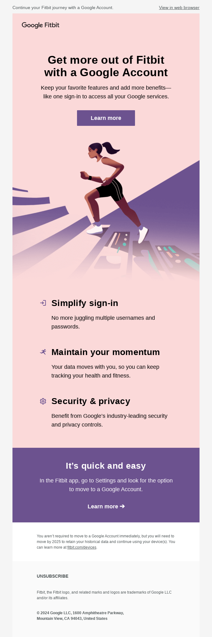 Don’t miss a step—move now