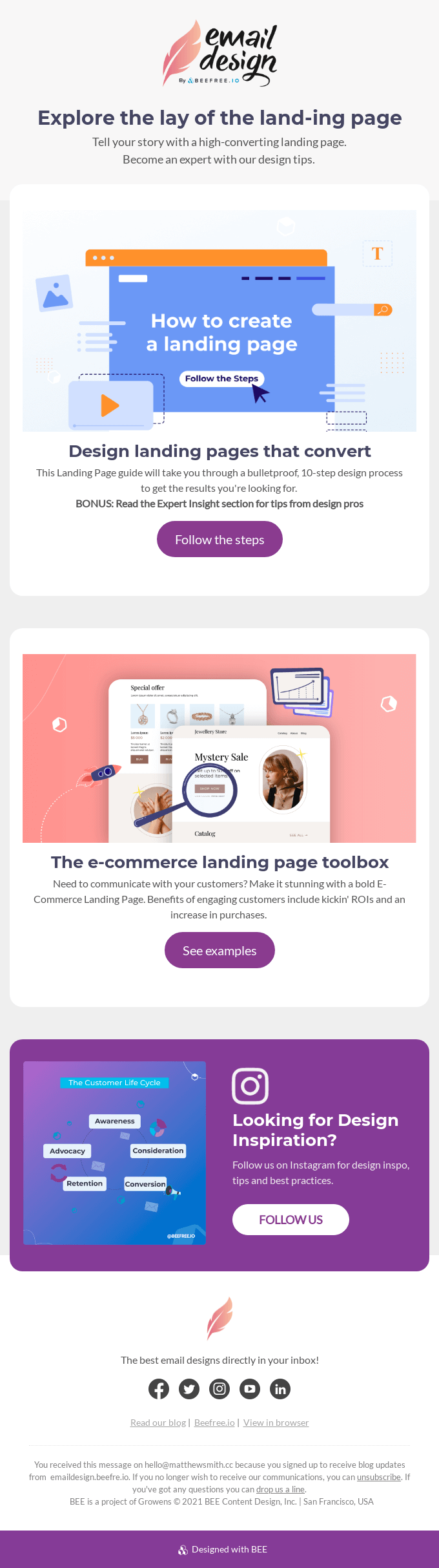 Email Design Blog | Landing Page Party