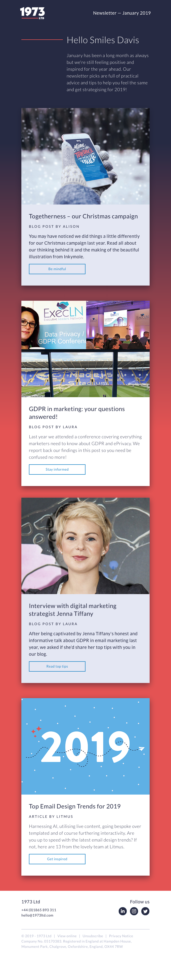 Email marketing tips and trends for 2019