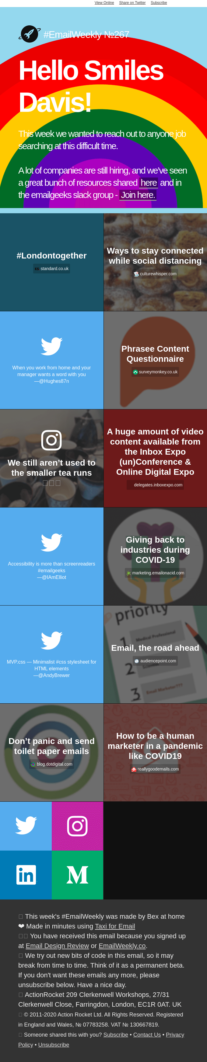 Emailweekly #267: Happy Tuesday! 🌈