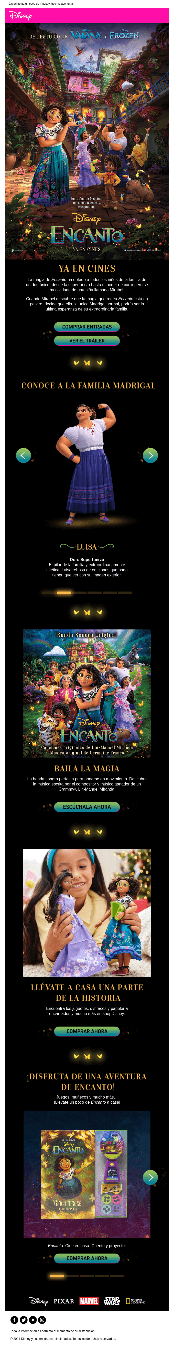 Encanto, now in theaters!