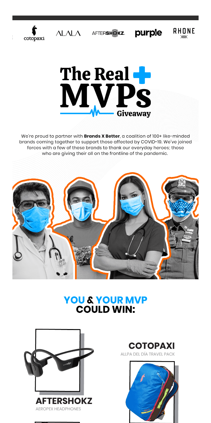 Enter Our Giveaway to Honor the Real MVPs 🧡🏆