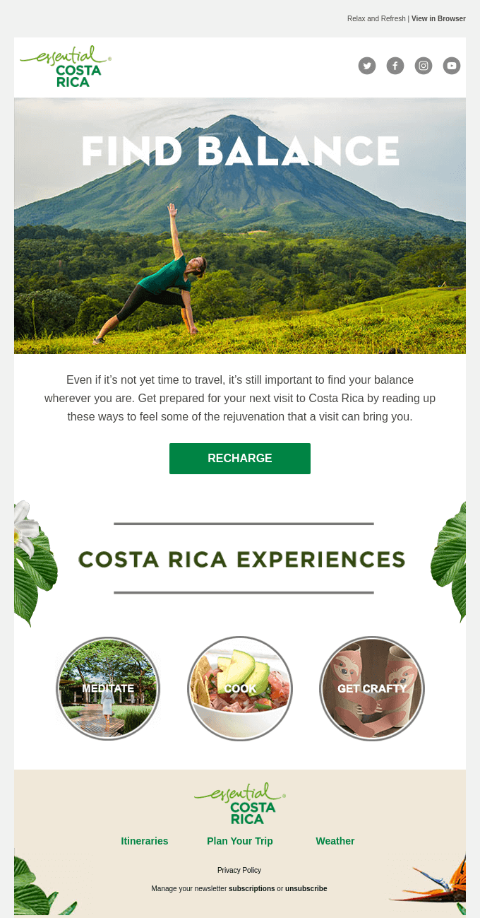 Enter Paradise and Feel Recharged