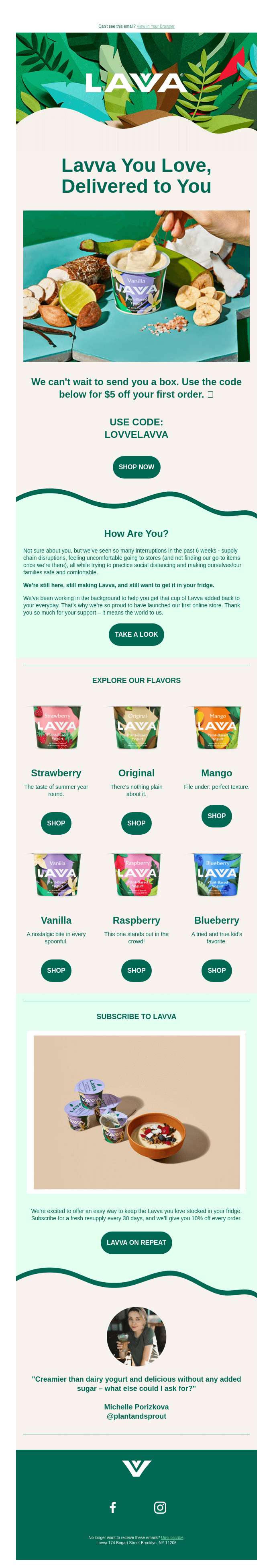 Exciting News! 🎉You can now buy Lavva online ✨