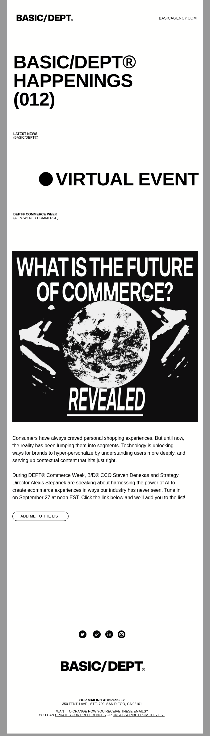 Exclusive Invite: The Future of Commerce