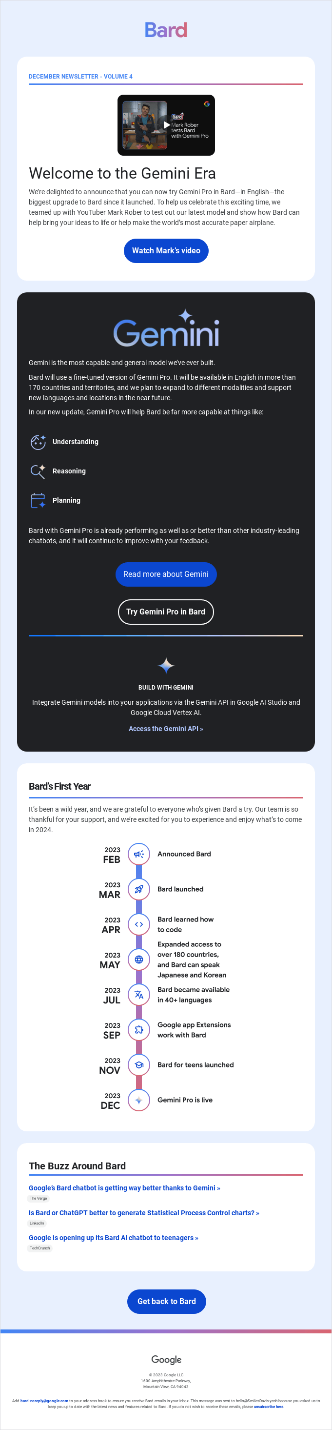 Experience Gemini Pro in Bard and unlock new ways to create