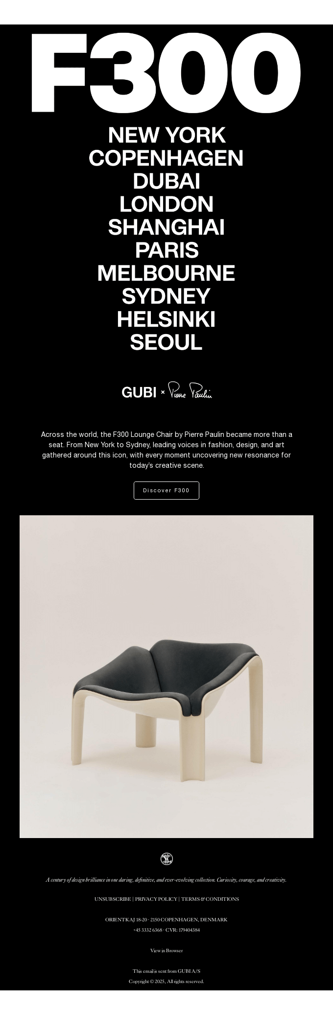 F300, from New York to Sydney