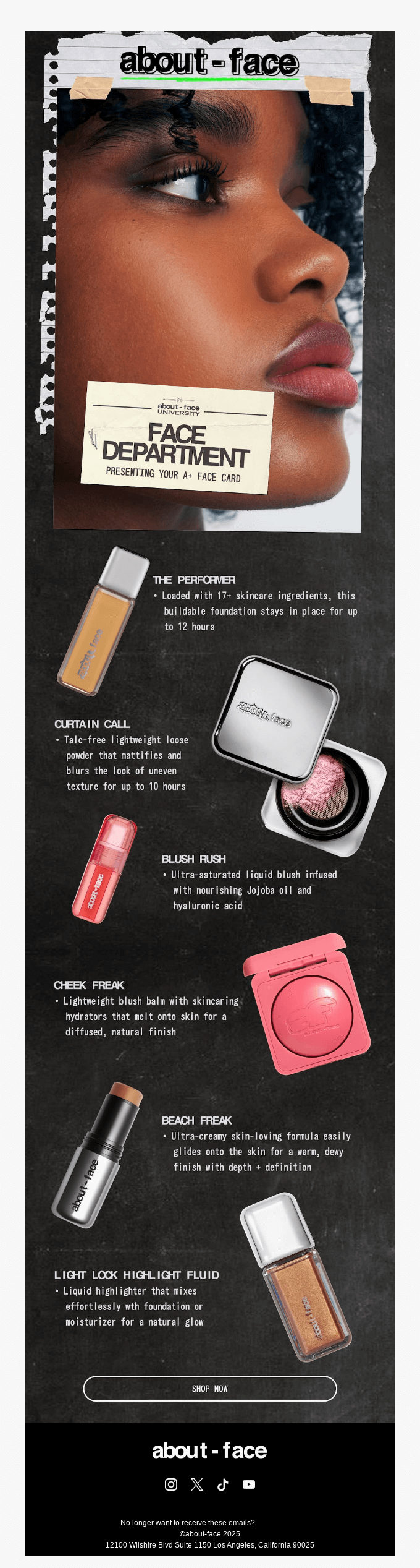 FACE (REPORT) CARD 📄