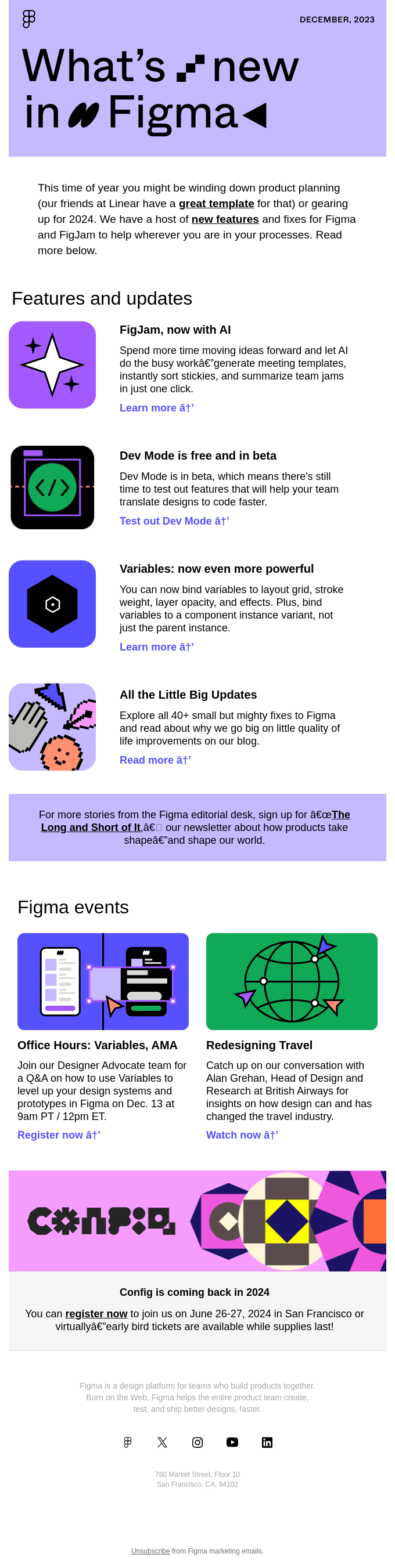 Features and fixes for all