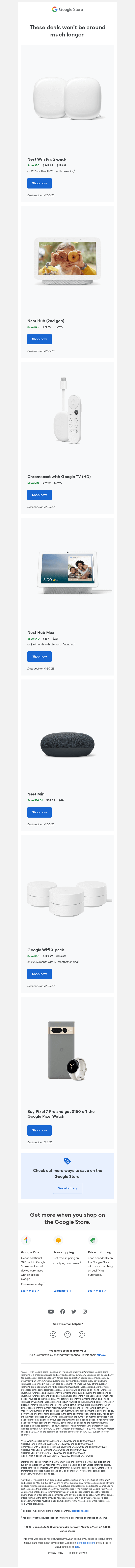 Final call: Special offers end soon