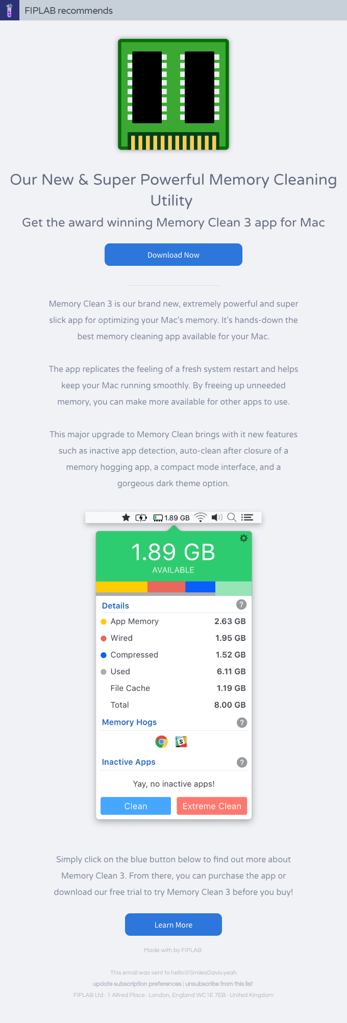 Memory clean 2 for mac download