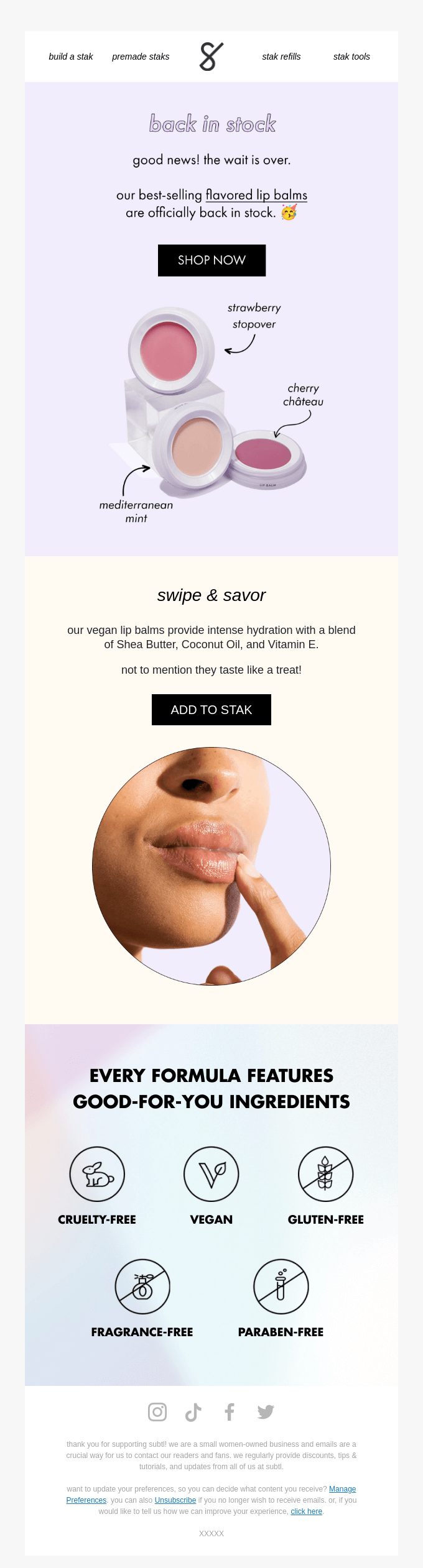 Flavored lip balms are BACK!