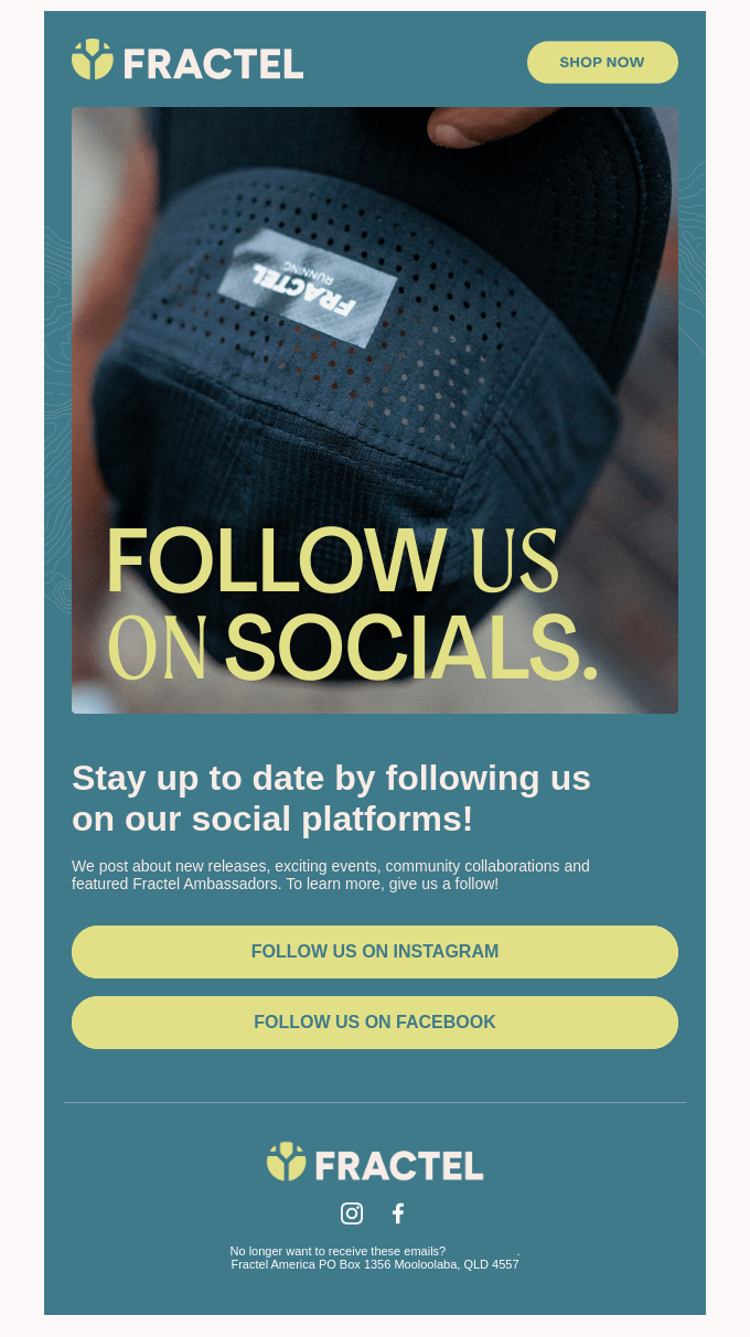 🤩 Follow us on social media!