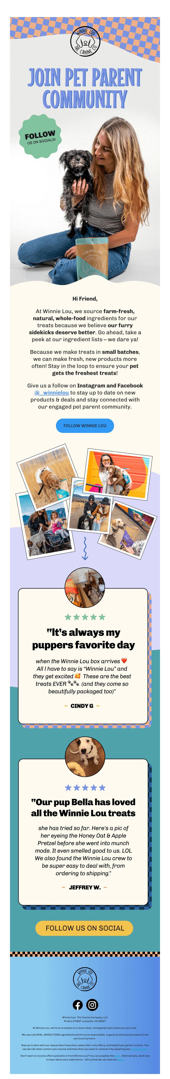 Follow Us on Social!