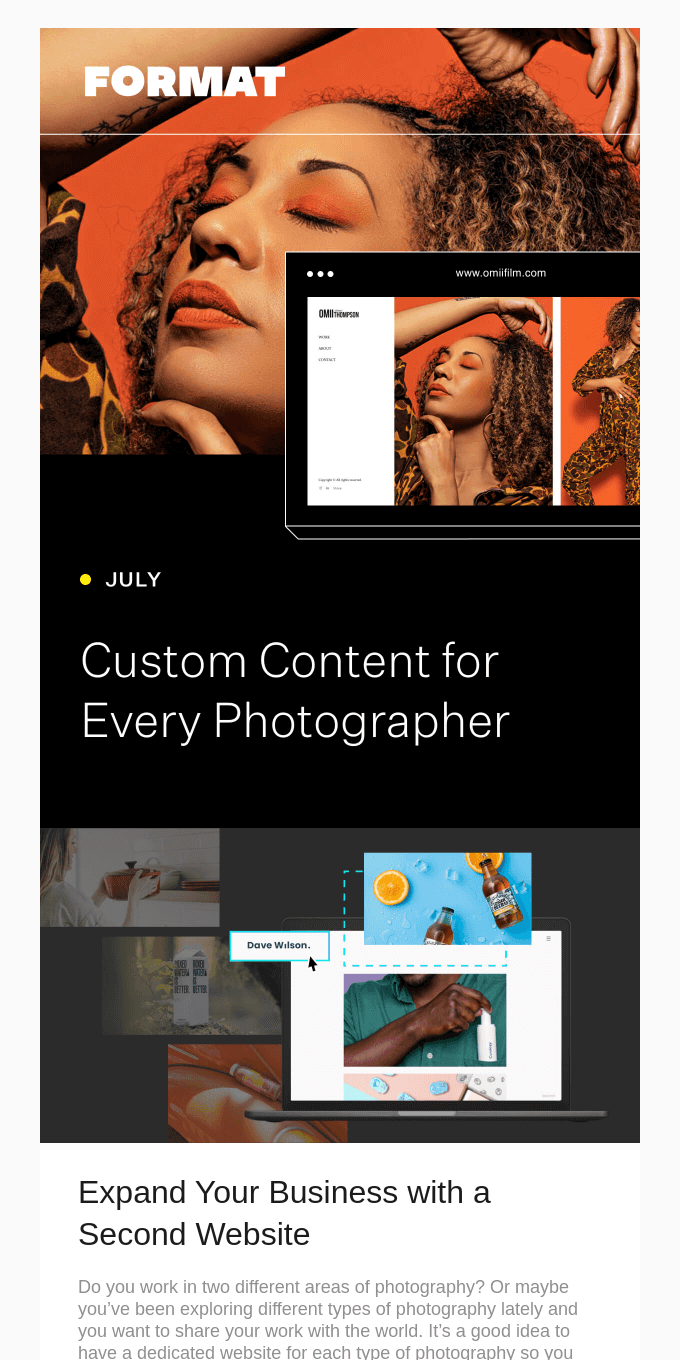 Format Has Custom Content for Every Photographer