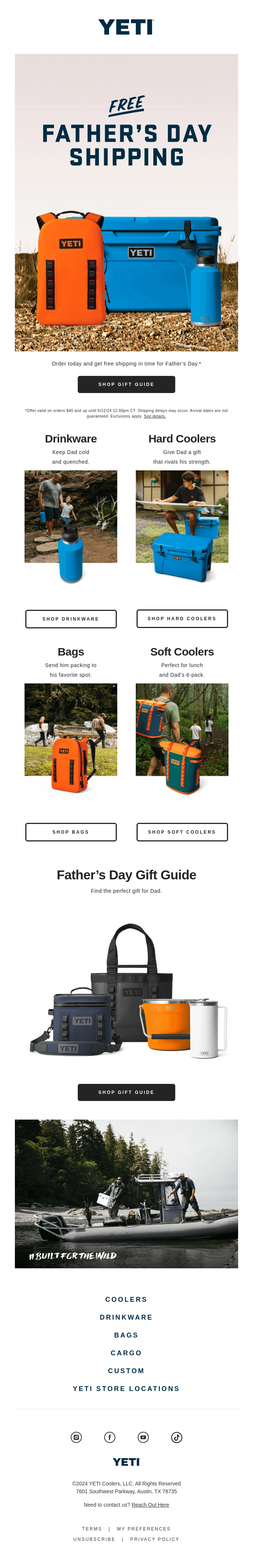 Free Shipping For Father’s Day