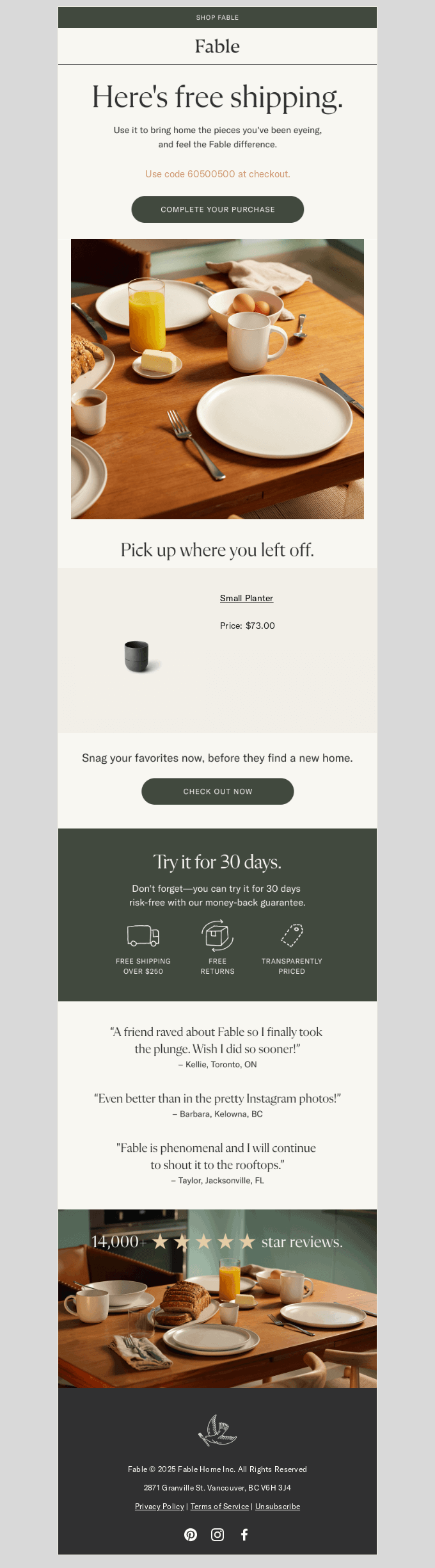 Free Shipping, Just For You 🕊