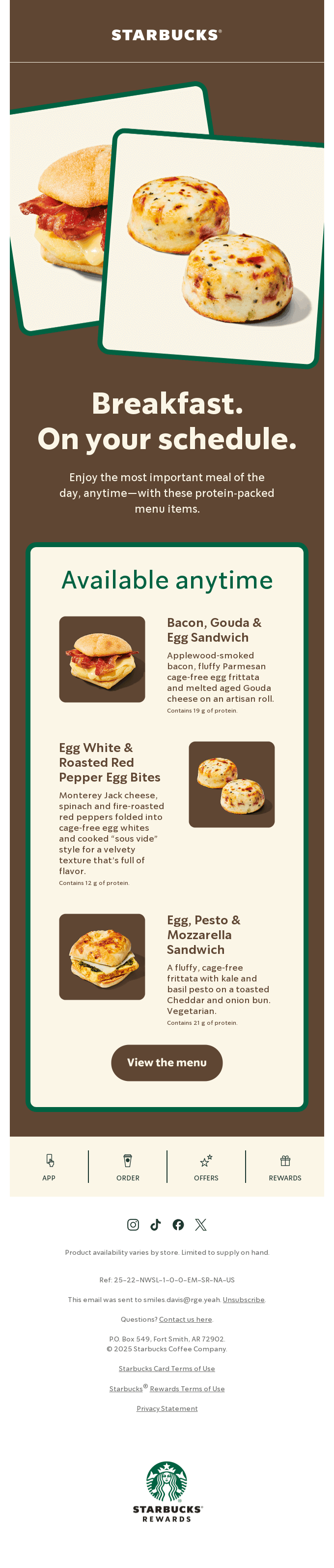 Fuel your morning … noon and night