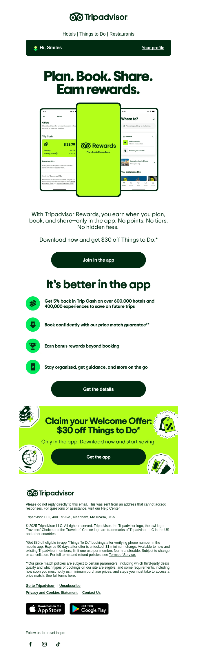 🎁 FYI, you could be earning rewards