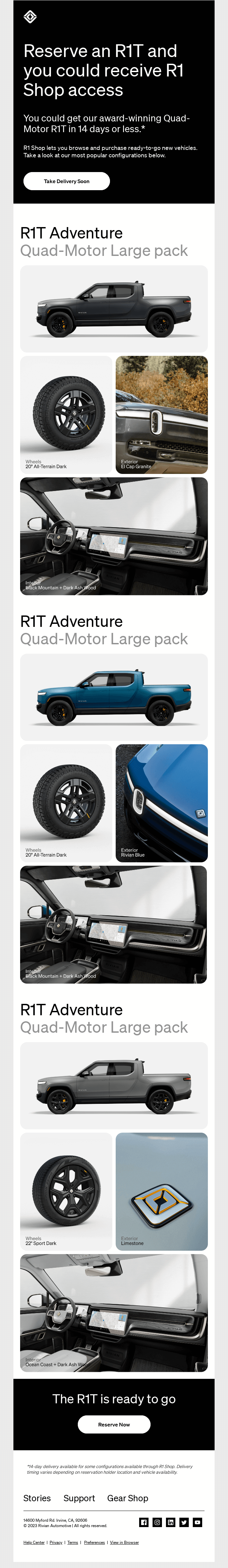 Get an R1T in the Fastest Way Possible