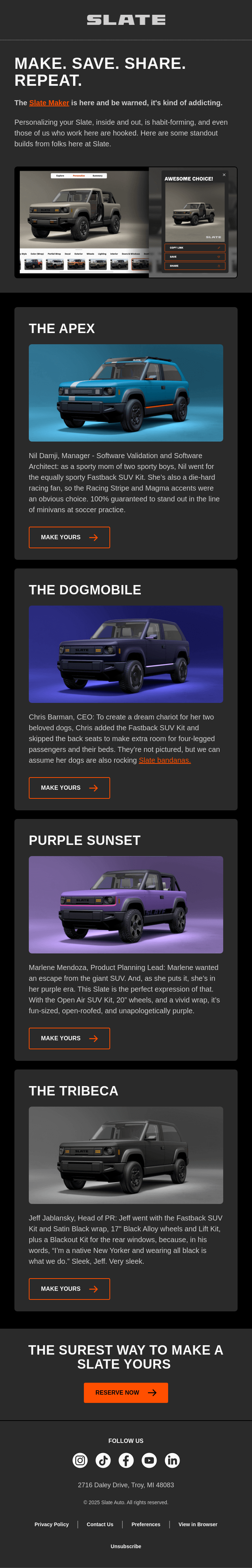 Get hooked on the Slate Maker