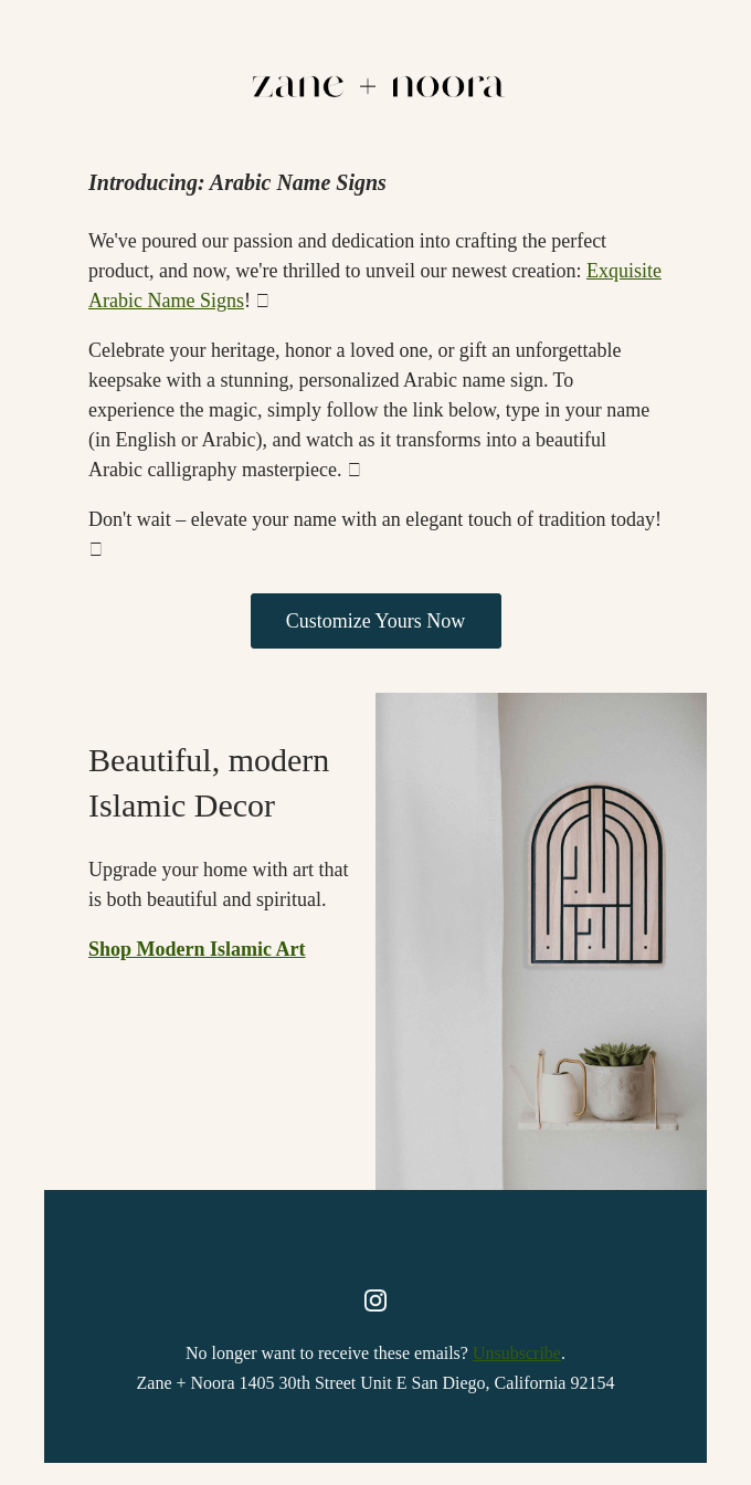 Getting an Arabic Name Sign Couldn't Be Easier