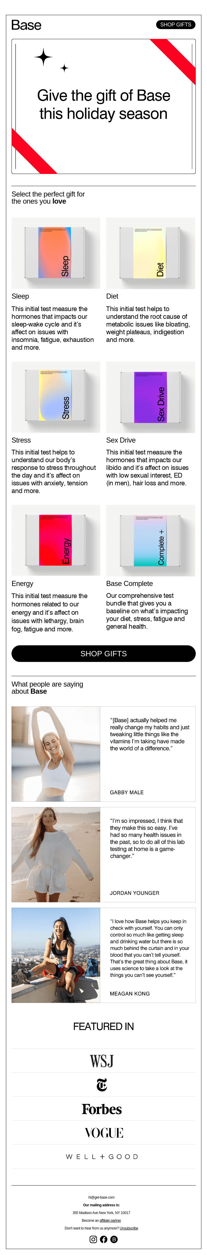 Gifting Base this Holiday Season 🎁✨