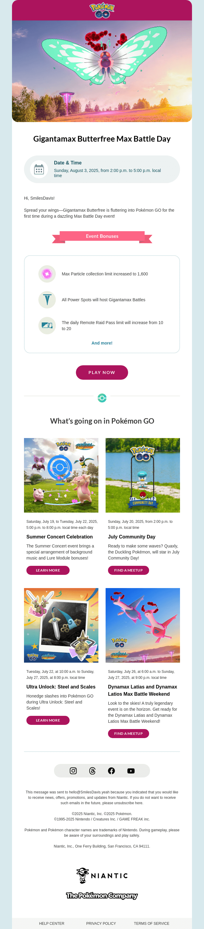 Gigantamax Butterfree: A dazzling battle takes flight!