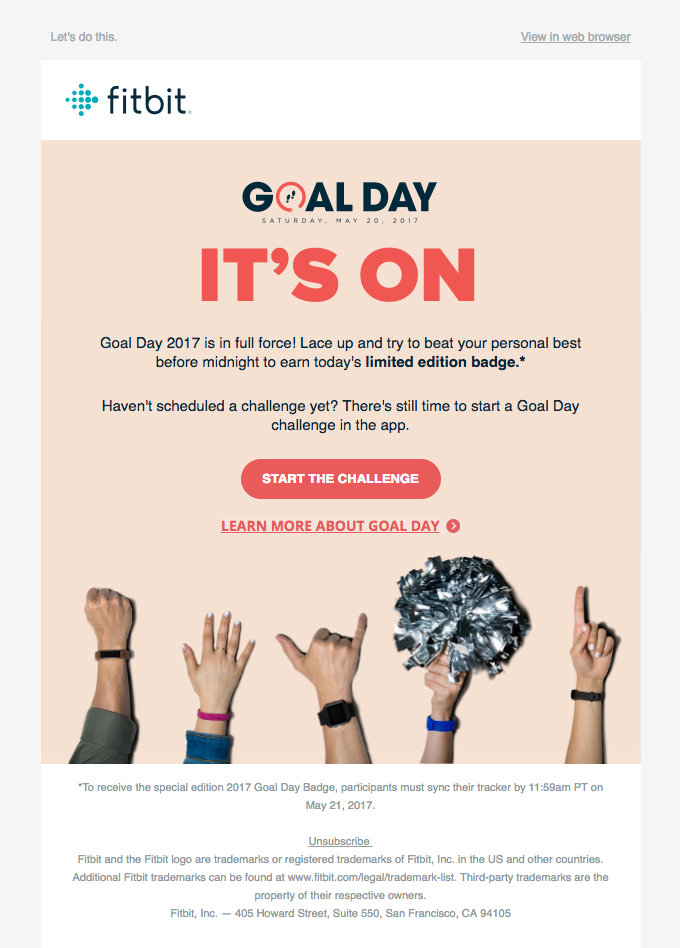 Goal Day 2017 starts TODAY. Join the fun!