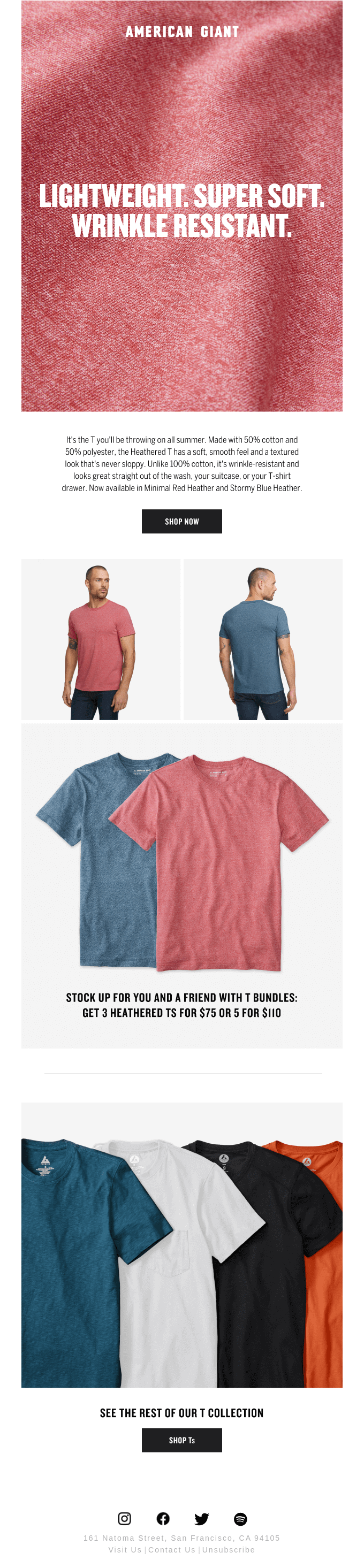 Going fast: the Heathered T