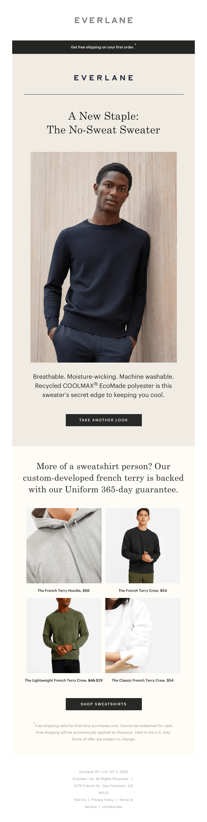 Good choice—take another look. from Everlane - Desktop Email View ...