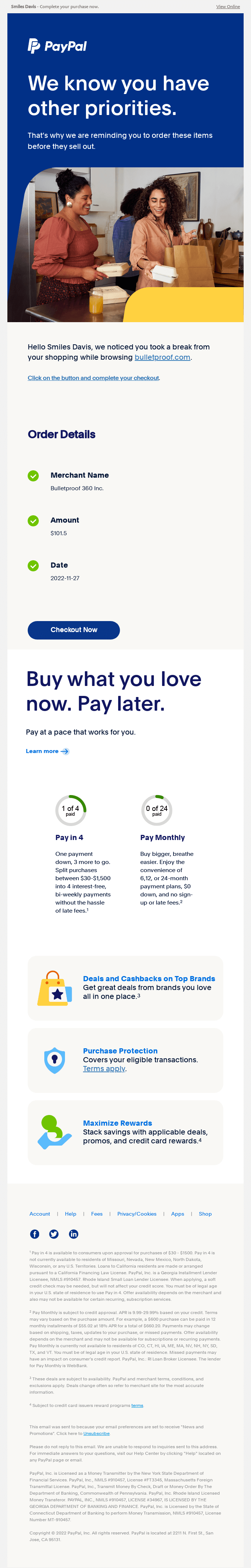 Good news: We saved your Bulletproof 360 Inc. picks 🙂