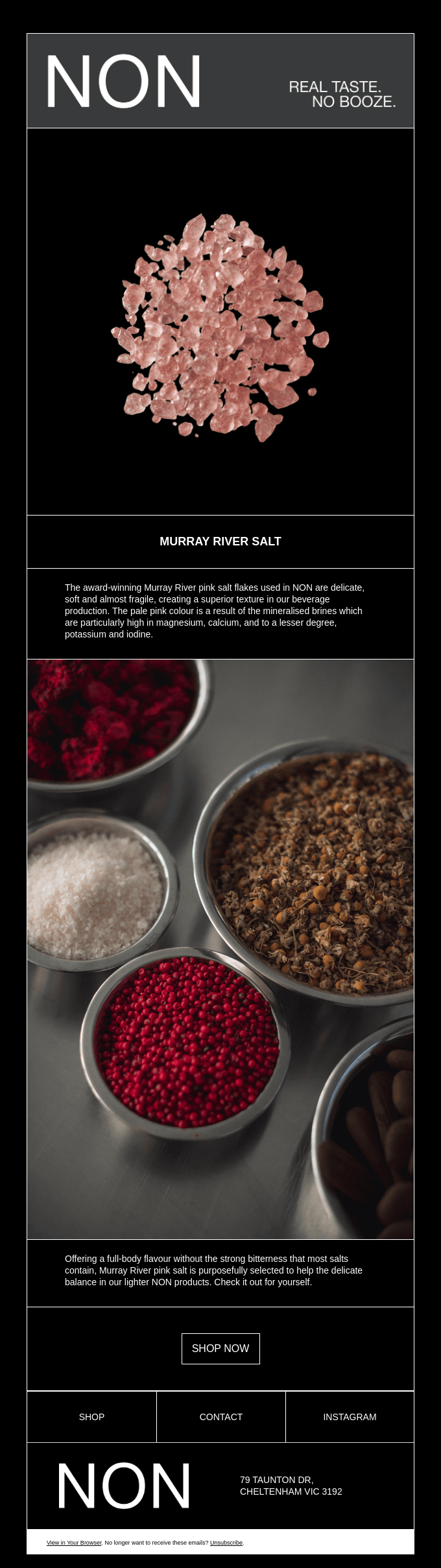 GROUND TO GLASS: MURRAY RIVER SALT