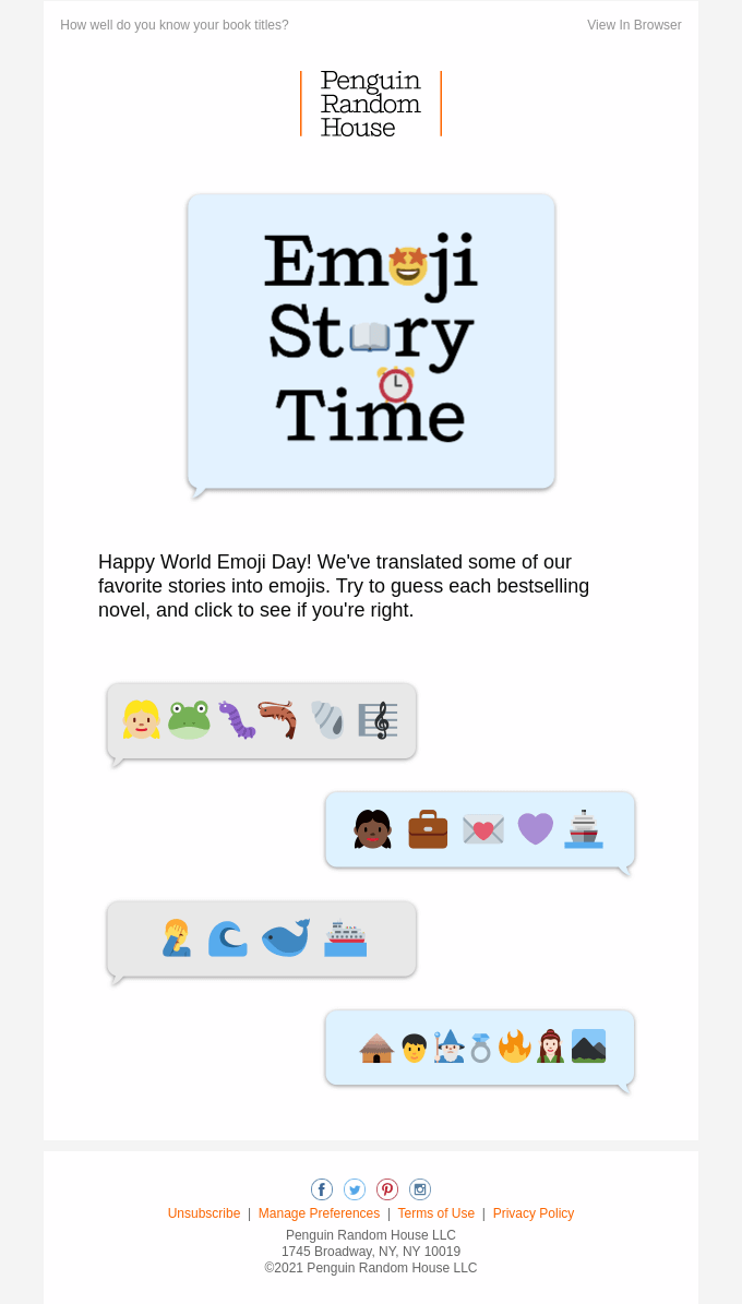 Guess the Book Titles Based on Emojis!