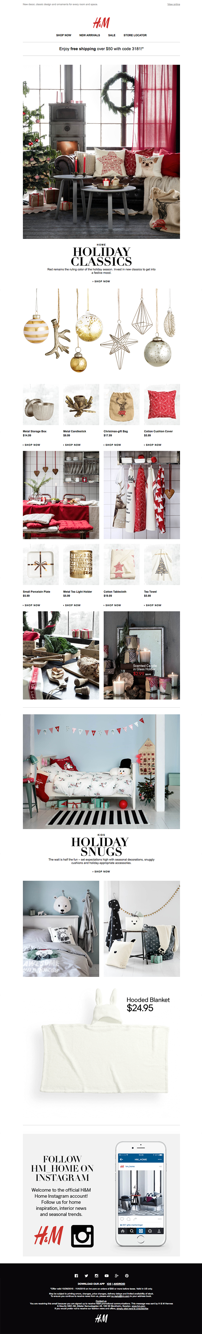 H&M Home- A stylish holiday at home