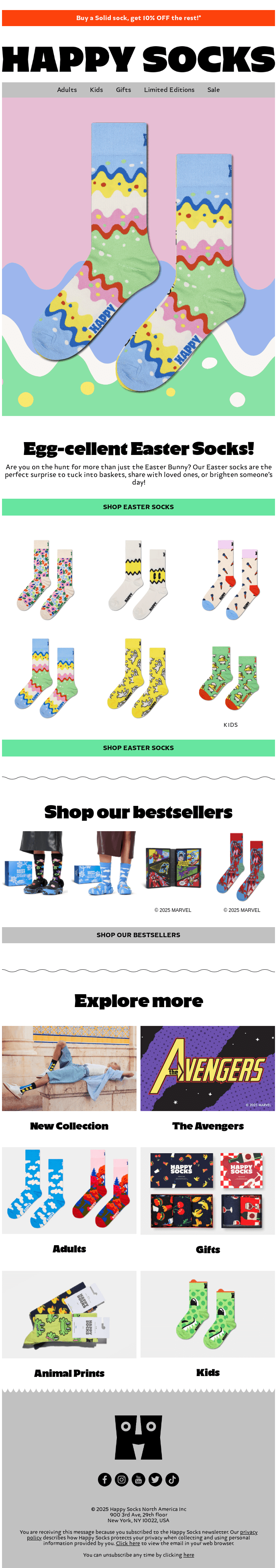Happy Easter with Happy Socks