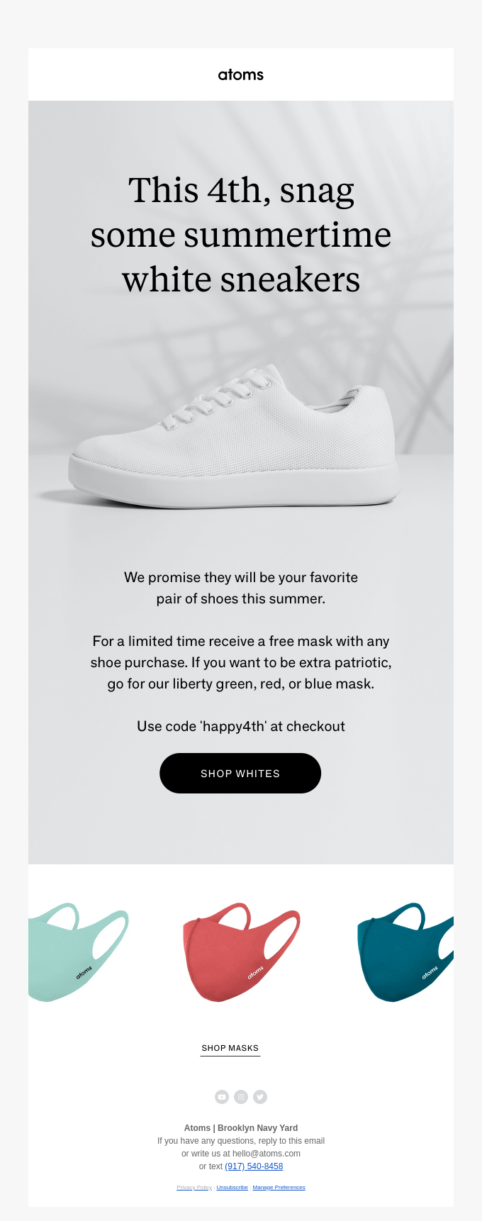 Happy feet, happy 4th