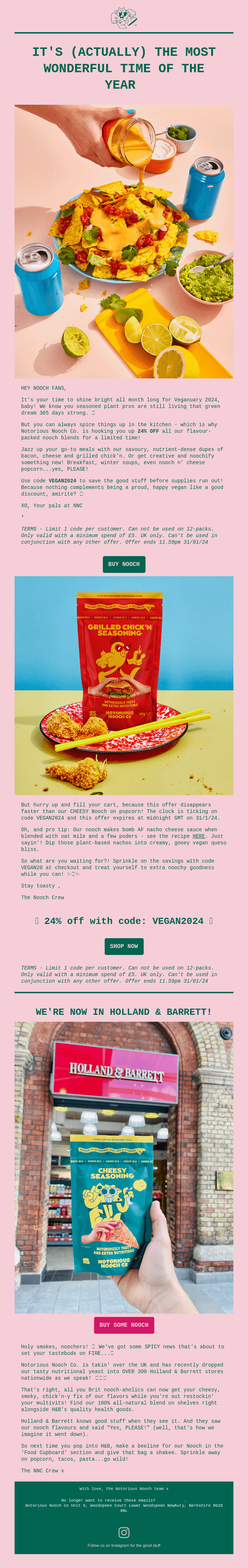 Happy Veganuary! 24% Off Our Nooch for a Limited Time