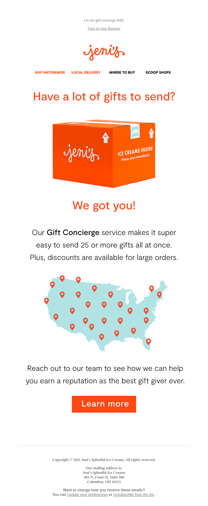 Have a lot of gifts to send?