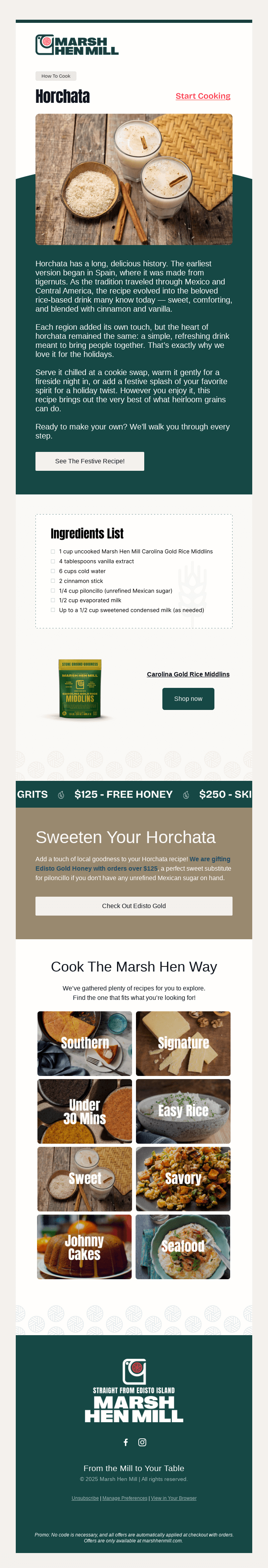 Have You Tried Horchata for the Holidays?